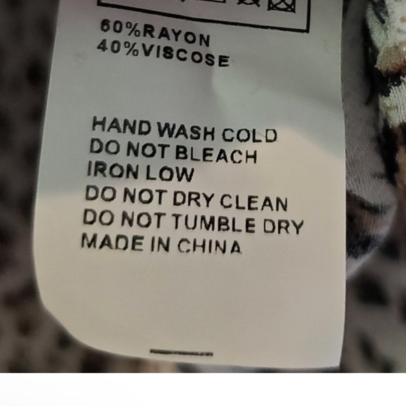 NWT Free People FP Movement Animal Print Boho Top - Picture 12 of 14